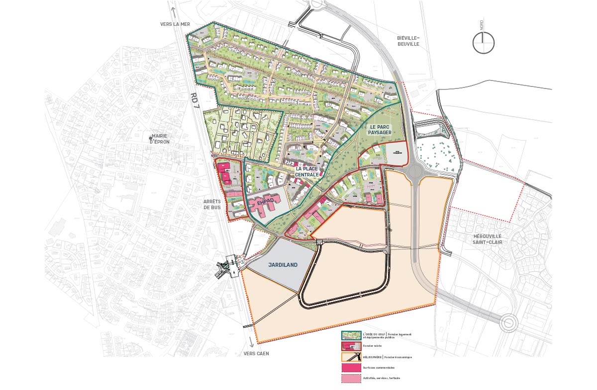 Plan_masse_Épron_Orée_du_Golf