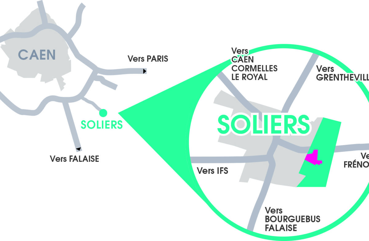 Soliers_terrains_a_vendre Normandie_Amenagement_proximité_Caen